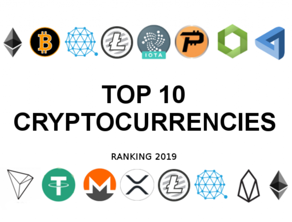 a listing of available cryptocurrencies