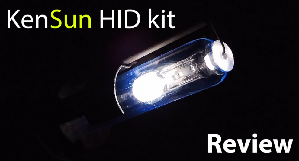 Kensun 55w HID Headlight Bulbs Kit Review