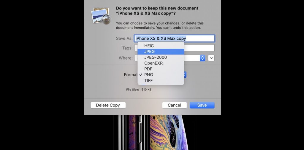 How To Convert PNG to JPG: Mac